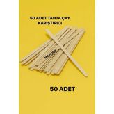 Mikasso Bambu Tahta Karıştırıcı Çelik Bej