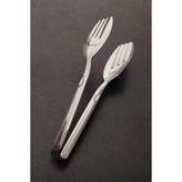 Mikasso Çelik Servis Salata Maşası - 24 cm Paslanmaz Çelik Gri