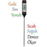 Mikasso Et Su Süt Sıcaklık Ölçer Termometresi Yiyecek Sıvı Gıda Isı Ölçüm Pasta Malzemeleri Belirtilmemiş Si