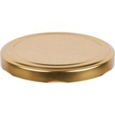 Mikasso Gold Kavanoz Kapağı (10 Adet) Cam Altın
