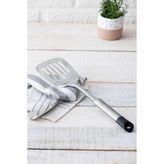 Mikasso Helix Çelik Spatula - 29 cm Çelik Yeşil
