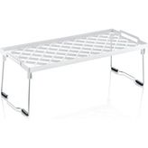 Mikasso Kiler Mutfak Tezgah Üstü Banyo Dolap Içi Düzenleyici Raf 20X45CM Metal Turuncu - Çok Renkli