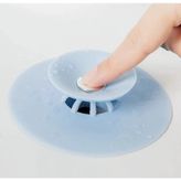 Mikasso Lavabo Tıkacı Süzgeçli Tıkaç Silikon Büyük Banyo Küvet Kapağı Yeni Nesil Evye Kapatma Gider Tıpası P - Çok Renkli