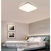 Mikasso Metal Kasa Panel LED Avize 6500K Buz Beyazı Işık Uzun Ömürlü 1.sınıf LED Yüksek Işık Metal 1 E27 Bey - Çok Renkli