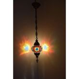 Mikasso Mozaik Avize Cam 1 E14 Turuncu - Çok Renkli