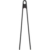 Mikasso Silikon Kızartma Maşası Siyah 29 cm - Büyük Boy Komple Silikon Maşa Siyah Silikon Çok Renkli