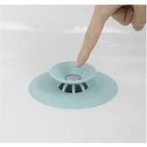 Mikasso Süzgeçli Silikon Lavabo ve Küvet Tıkacı-Süzgeçli Silikon Lavabo ve Küvet Tıkacı-Tıpa Silikon Beyaz