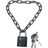 Mikasso Yurt Dolabı Için Asma Kilit Zincir Spor Dolabı Için Asma Kilit 25MM Gri Asma Kilit 3mm 30CM Zincir