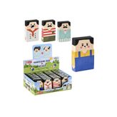 Mikro Handsome Figürlü 3D Silgi 3 Adet - Sildikçe Kelleşen Silgi