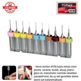 Mikro Matkap Ucu Set 10 Lu (1,1 - 2,0 Mm)
