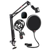 Mikrofon Standı - Shock Mount Ve Pop Filter Seti