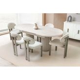 Milano Açılır Mdf Masa+6 Sandalye