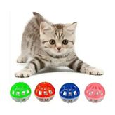 Milas Toptan 4'lü Çıngıraklı Top Kedi Oyuncağı