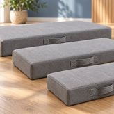 Milas Toptan Kedi Köpek Yatağı Rota Taşınabilir Sünger Yatak · Gri · 60 × 95 × 5 cm