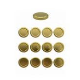 Milea 12 Adet Gold Kavanoz Kapağı – 53mm (190cc kavanoza uyumlu)