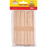 Mileo Ahşap Çubuk Kare 150X18X1,6 mm Naturel 1832 (40 Lı Paket) - Yok
