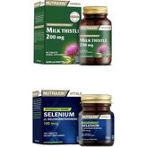 Milk Thistle 60 Tablet + Selenyum 100 Mcg 100 Tablet