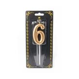 MİLYONCUAVM Milyoncu 6 Yaş Gold Rakam Mum