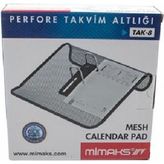Mimaks Metal Perfore Takvim Altlığı