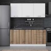 Minar 180-D1 Beyaz Dore 180 cm Mutfak Dolabı