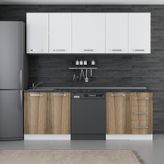 Minar 220-D11 Beyaz Dore 220 cm Mutfak Dolabı