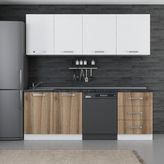 Minar 220-D12 Beyaz Dore 220 cm Mutfak Dolabı