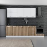 Minar 280-D6 Beyaz Dore Ezgi 280 cm Mutfak Dolabı