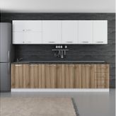 Minar 290-D1 Lotus Beyaz Dore 290 cm Mutfak Dolabı
