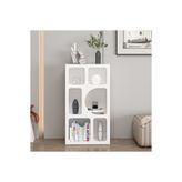 Minar Bohem Kitaplık 90 Cm Mebran - Beyaz