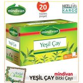 Mindivan Yeşil Çay 20 Li Süzen Poşet Bitki Çayı