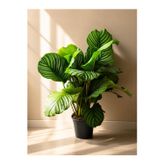 Mine Garden Ankara Calathea Orbifolia (Gümüşi Dua Çiçeği) Canlı Salon Bitkisi
