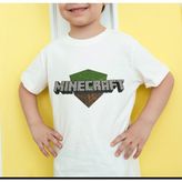 Minecraft Beyaz Tişört - 11 - 12 Yaş