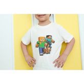 Minecraft Beyaz Tişört - 3 - 4 Yaş