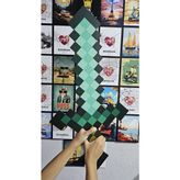 Minecraft Elmas Kılıç Temalı Ahşap Oyuncak (Diamond Sword)