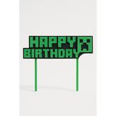 Minecraft Happy Birthday Creeper Pasta Figürü 3D Baskı