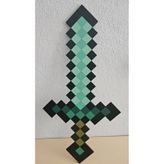 Minecraft Temalı Elmas Kılıc Ahşap Oyuncak