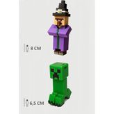 Minecraft Witch Cadı ve Creeper Set Hareketli Eklemli Figür - Yeşil
