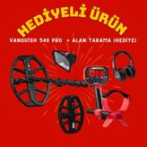 Minelab Vanquish 540 Pro Dedektör + Hediye Pointer Dedektörü
