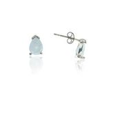 Mini Beyaz damla küpe