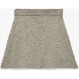 Mini Boy A Kesim Triko Etek - Kahve - L