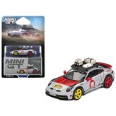 MINI GT 911 Dakar "Mr. Darkar"- Gümüş 1/64 Diecast Model Araba