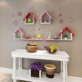 Mini Home 4 Raflı Duvar Rafı