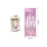 Mini Parti Mini Party Store Püskül Kapı Perdesi Pembe 100*220 Cm