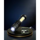 Mini Şarjlı LED El Feneri 2000 Lümen Klipsli