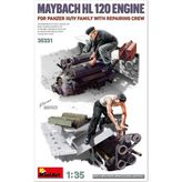 Miniart Maket Maybach Hl 120 Motor ve Tamirci Mürettebatı 1:35 N:35331