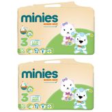 Minies No:3 Midi 100 Adet Bebek Bezi