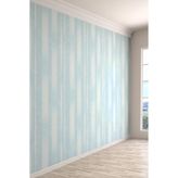 Minimal Çizgili Açık Mavi Tek Parça Duvar Kağıdı, 100 x 100