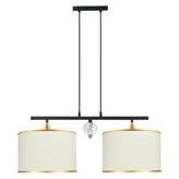 Minimal E-Ticaret Lambent Line Crystal Plafonyer Kumaş Avize