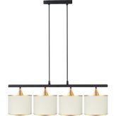 Minimal Lambent Line Maxi Plafonyer Kumaş Avize - Bej