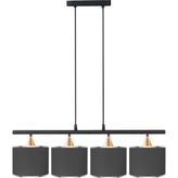 Minimal Lambent Line Maxi Plafonyer Kumaş Gri Avize